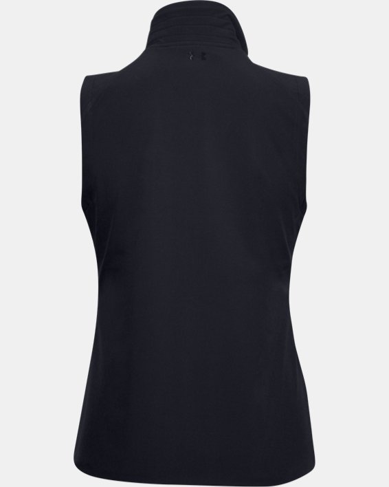 Women's UA Storm Revo Full Zip Vest, Black, pdpMainDesktop image number 6
